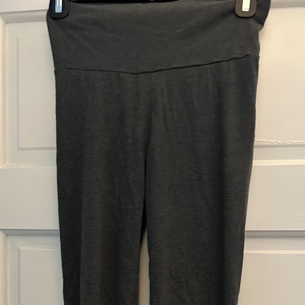 Gray High-Rise Leggings